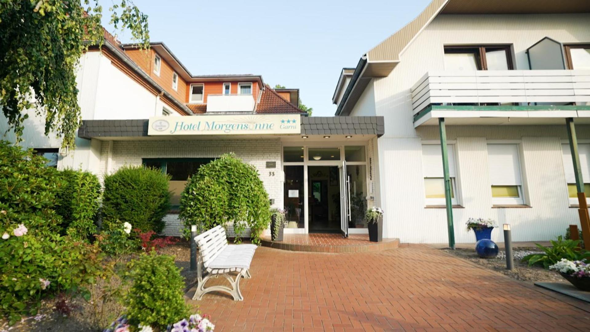 Hotel Morgensonne Garni Busum Bagian luar foto